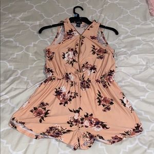 Peach colored romper